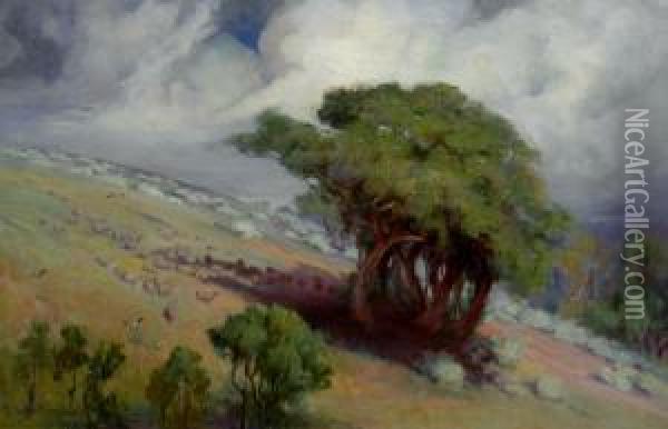 Bacchus Marsh Oil Painting - Charles Douglas Richardson