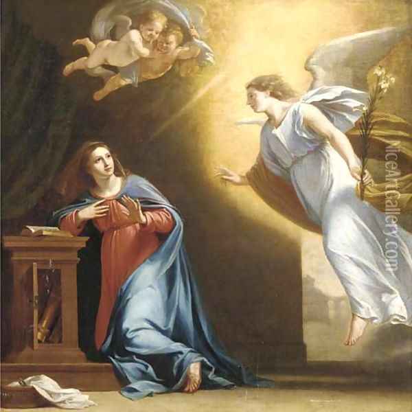 The Annunciation Oil Painting - Philippe de Champaigne