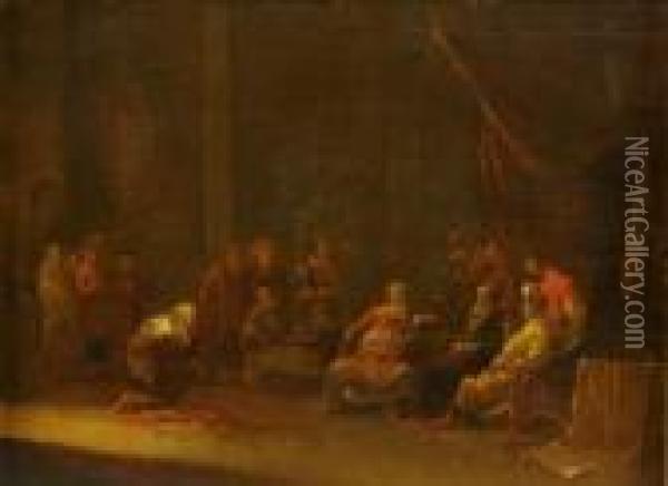 Scene From The Old Testament Oil Painting - Jacob Willemsz de Wet the Elder