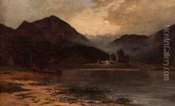 Loch Awe Oil Painting - James Abbott McNeill Whistler