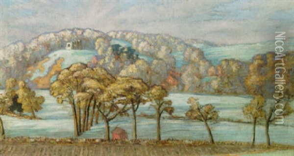 Sandhills Near Guilford Oil Painting - Roger Fry