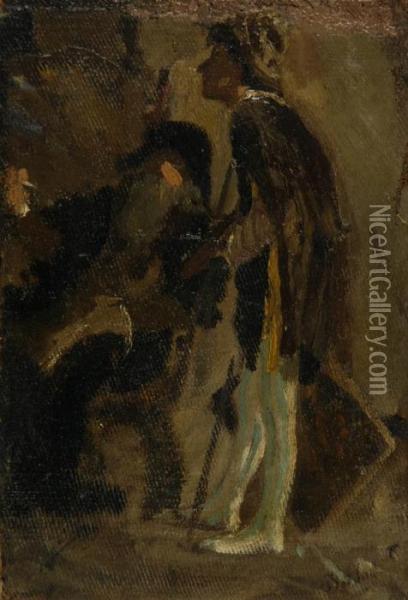 Figura Digiovane Oil Painting - Giovanni Boldini