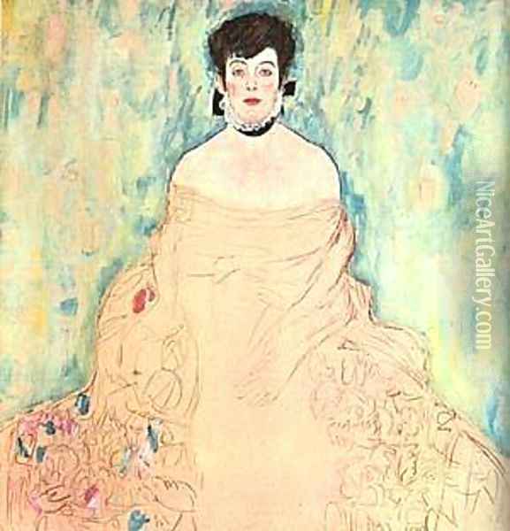 Amalie Zuckerkandel 1917-18 Oil Painting - Gustav Klimt