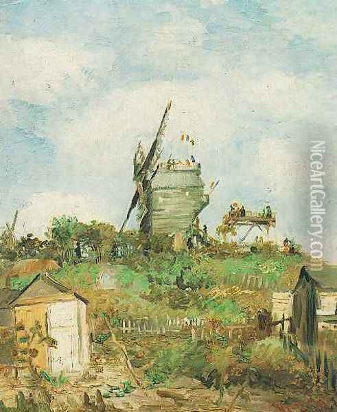 Le Moulin De La Galette VI Oil Painting - Vincent Van Gogh