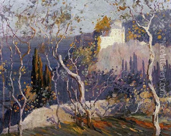 Landscape Oil Painting - Pauline Palmer