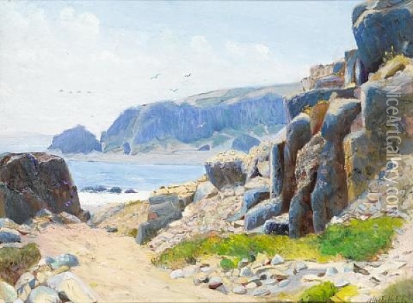 On The Coast, Constitucion, Chile Oil Painting - Alfredo Helsby