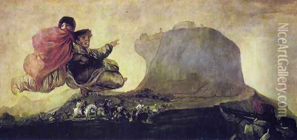 Asmodea Oil Painting - Francisco De Goya y Lucientes