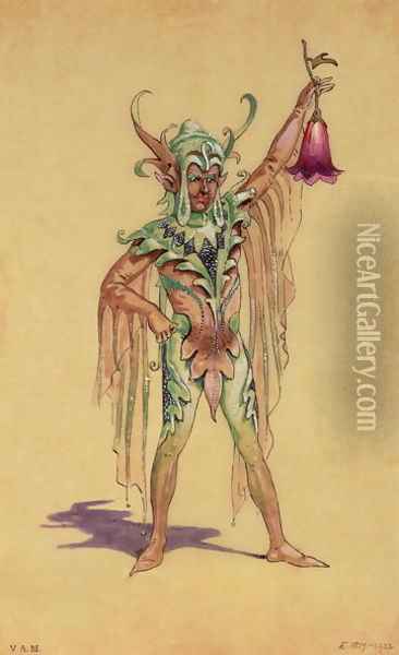 Robin Goodfellow, the Puck, costume design for 