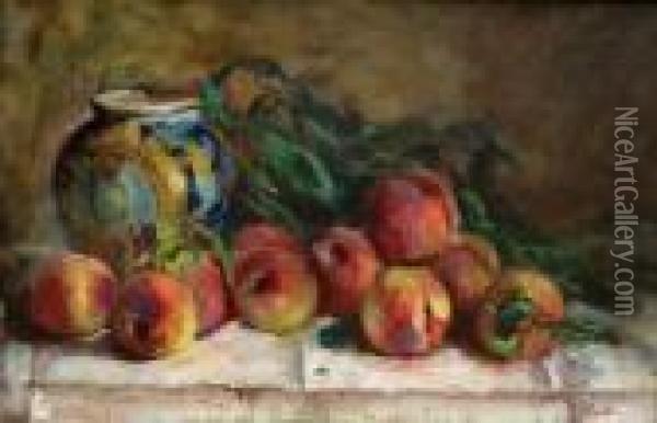 Frutas Oil Painting - Vittorio Cavalleri
