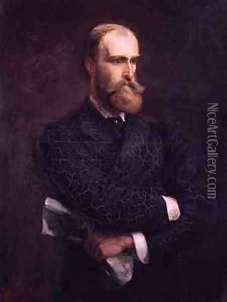 Portrait of Charles Stewart Parnell 1846-91 Oil Painting - Sydney Prior Hall