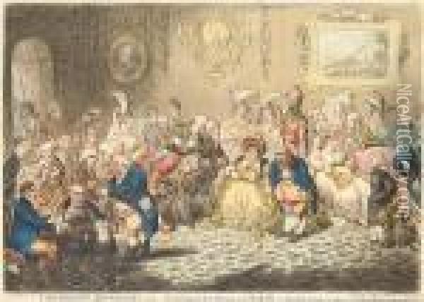 L'assemblee Nationale Oil Painting - James Gillray