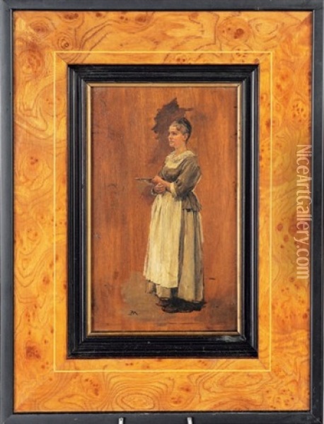 Servante D'auberge Oil Painting - Ernest Meissonier