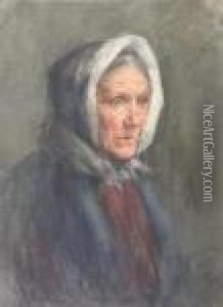 Grandma Oil Painting - Henry Wright Kerr