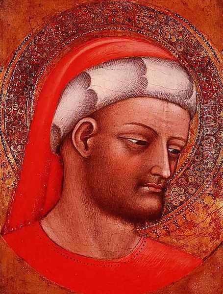 Head of St. Cosmas Oil Painting - Piero di Alvaro
