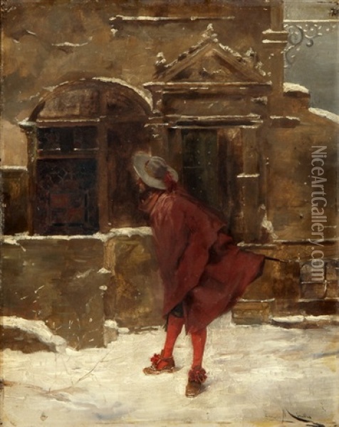 Der Kavalier Oil Painting - Enrique Miralles Darmanin