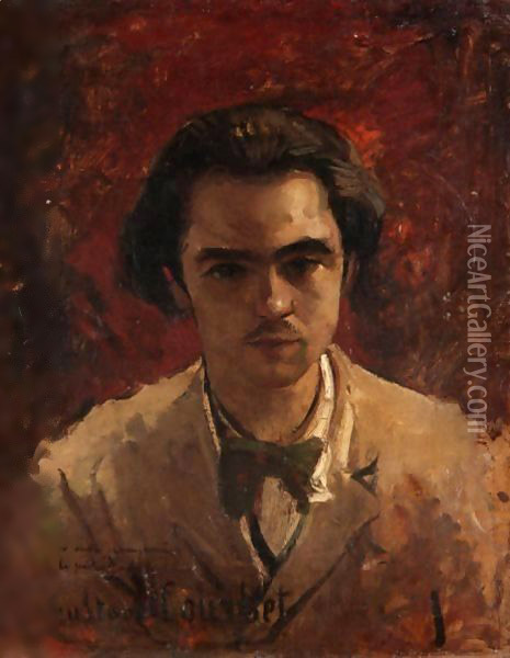 Portrait Of A Gentleman Oil Painting - Gustave Courbet