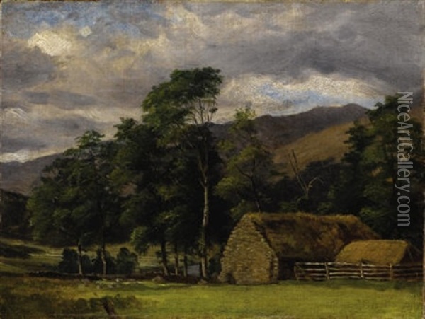View Of Langham, Suffolk Oil Painting - John Constable