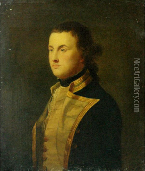 Portrait Of An Officer Oil Painting - John Singleton Copley