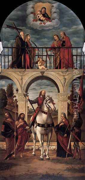 Glory of St Vitalis Oil Painting - Vittore Carpaccio