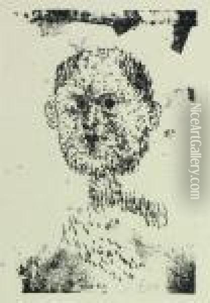 Kopf Bartiger Mann Oil Painting - Paul Klee