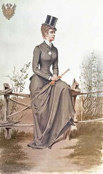 Elizabeth of Bavaria 1837-96 Oil Painting - Grimm, C de