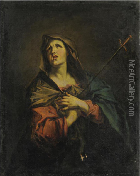 Santa Giustina Oil Painting - Giuseppe Antonio Pianca
