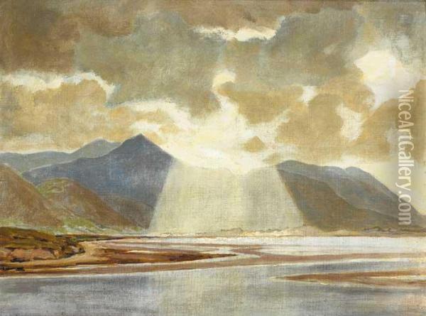 Rossbeigh, County Kerry Oil Painting - Edward Louis Lawrenson