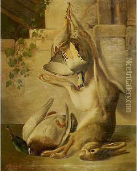 Cacciagione Oil Painting - Francesco Malacrea