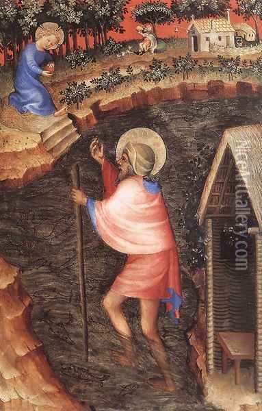 St Christopher Oil Painting - Unknown Painter