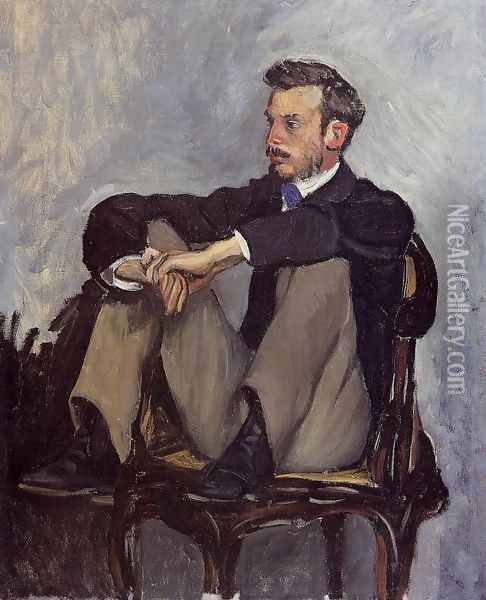 Frederic Bazille Oil Painting - Pierre Auguste Renoir