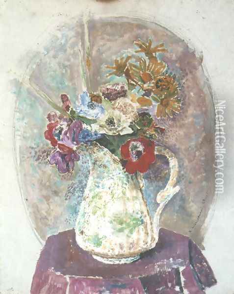 Flowers Oil Painting - Zygmunt Waliszewski