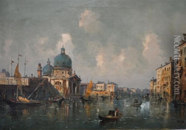 Venise Oil Painting - Giovanni Riva