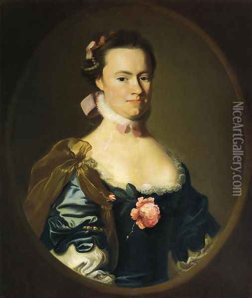 Lydia Lynde Oil Painting - John Singleton Copley
