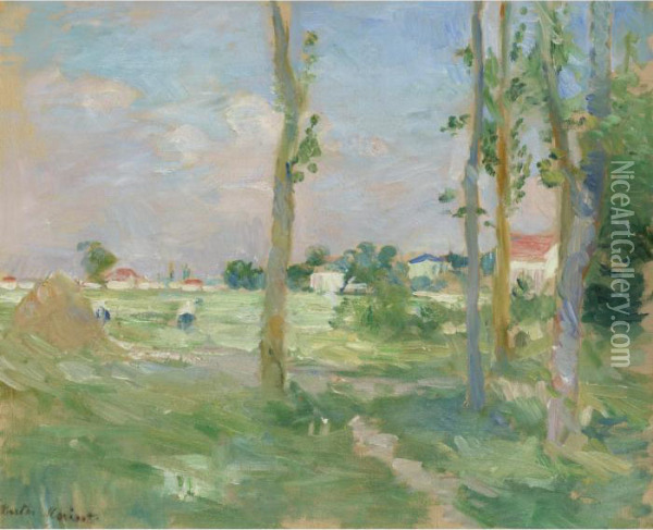 Paysage Oil Painting - Berthe Morisot