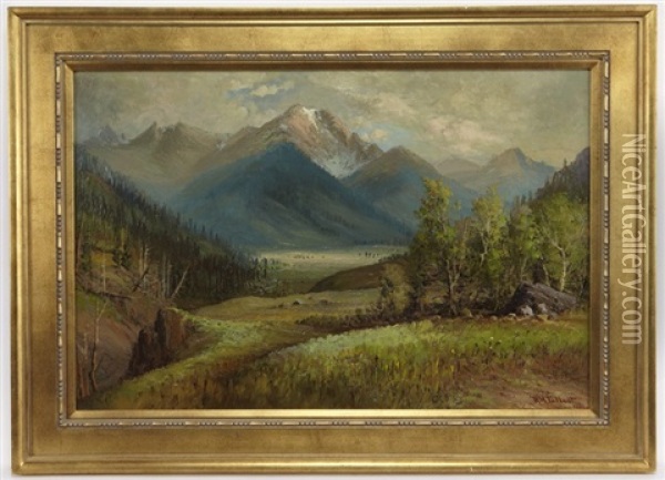 Untitled - Alpine Landscape Oil Painting - Richard H. Tallant