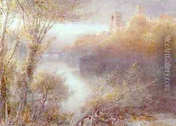 Durham Oil Painting - Albert Goodwin