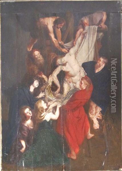 La Deposition De Croix Oil Painting - Peter Paul Rubens