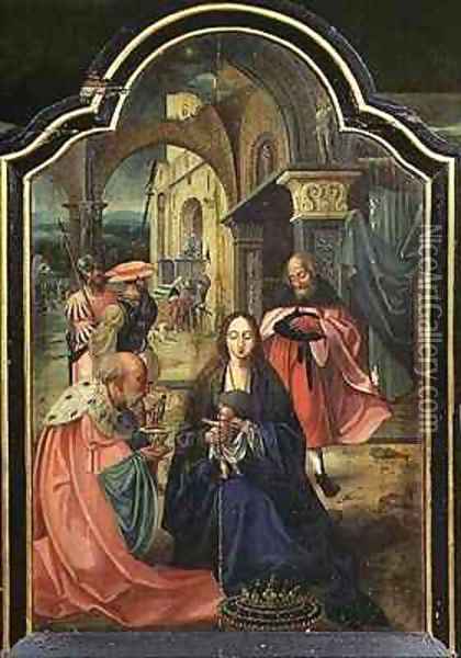 Adoration of the Kings Oil Painting - Jan van Dornicke