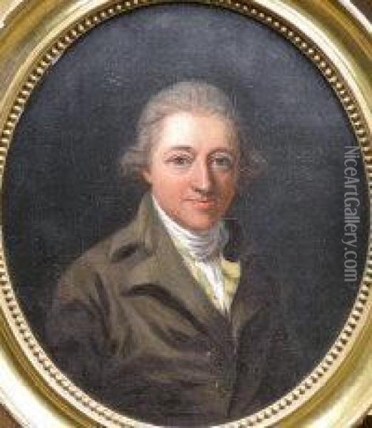 Portrait Of Gentleman Said To Be George Neville, First Earl Of Abergavenny Oil Painting - Thomas Hickey