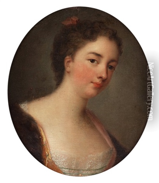 Porwoodtt Forestallande Louise Anne De Bourbon (1695 - 1758) Oil Painting - Rosalba Carriera