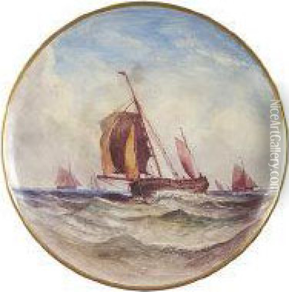 A Yachting Scene Oil Painting - Alexander Williams