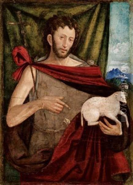 San Giovanni Battista Oil Painting - ALBA, Macrino d' Alba