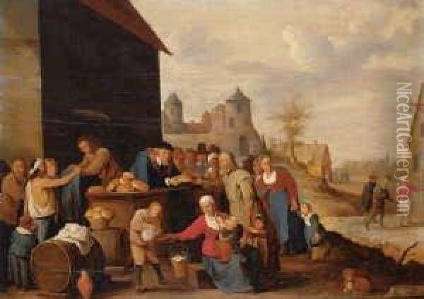 Nachfolge

 Die Sieben Werke Der Oil Painting - David The Younger Teniers
