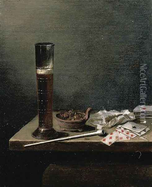 Still-Life c. 1653 Oil Painting - Jan Jansz. Van De Velde