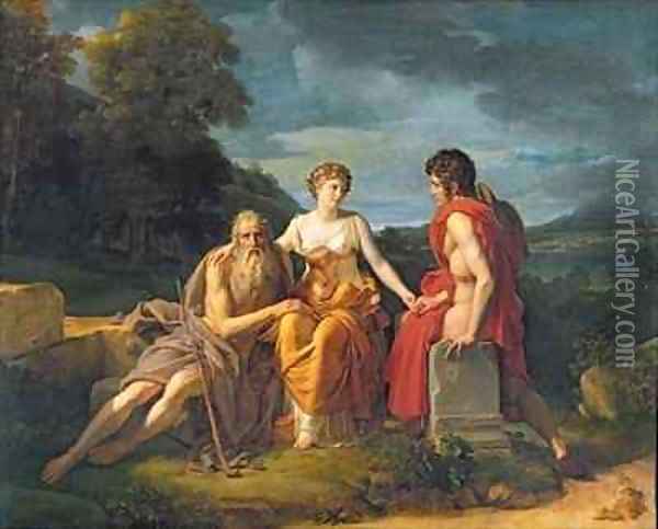 The Three Ages Oil Painting - Baron Francois Gerard
