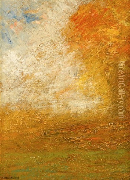 Autumn Tone Oil Painting - John Francis Murphy