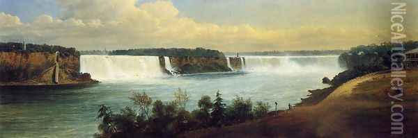 Niagara Falls I Oil Painting - Ferdinand Richardt
