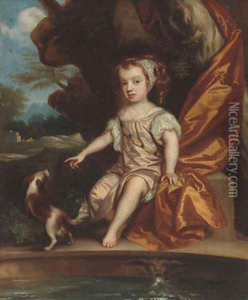 Portrait of a child Oil Painting - Sir Peter Lely