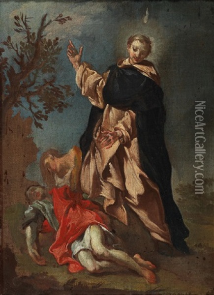 Saint Vincent Ferrer Oil Painting - Giovanni Battista Ranieri del Pace
