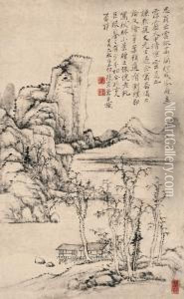Zhang Zongcanglandscape Oil Painting - Zhang Zongcang